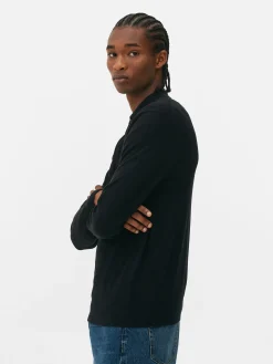 Pull Polo à Manches Longues