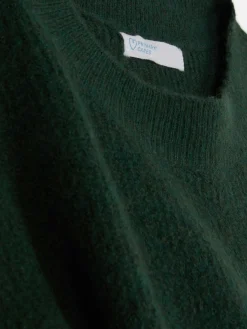 Pull Tricoté Avec Manches à Revers