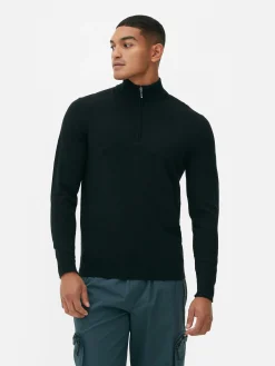 Pull Tricoté Semi-zippé