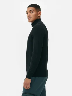 Pull Tricoté Semi-zippé