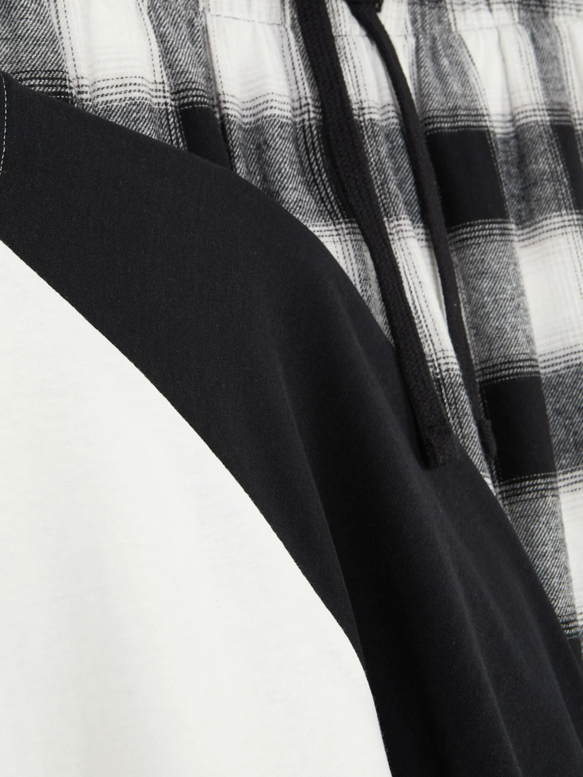 Pyjama En Coton Brossé à Carreaux