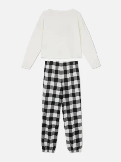 Pyjama En Flanelle Brodé