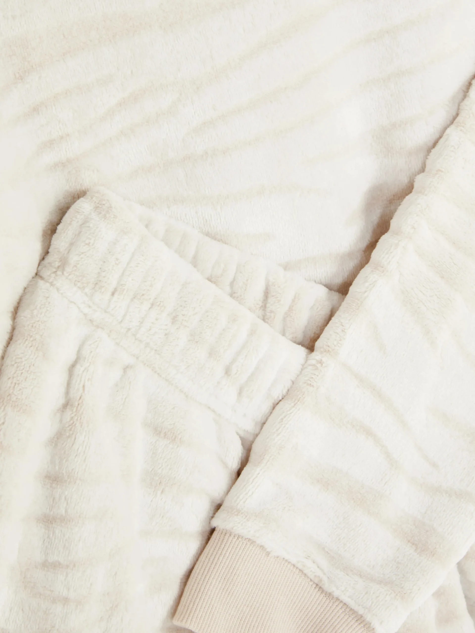 Pyjama En Molleton à Manches Longues