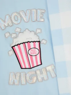 Pyjama En Molleton à Motif Pop-corn