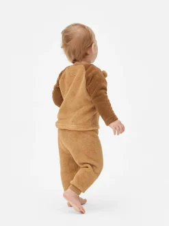 Pyjama En Molleton à Motif Ours