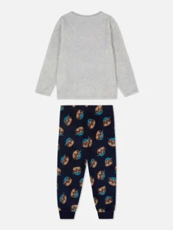 Pyjama En Molleton à Motif Paresseux