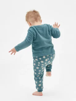 Pyjama En Molleton à Motif Ours