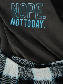 Pyjama En Velours à Carreaux