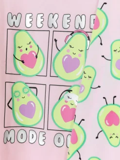 Pyjama En Velours à Motif Avocat