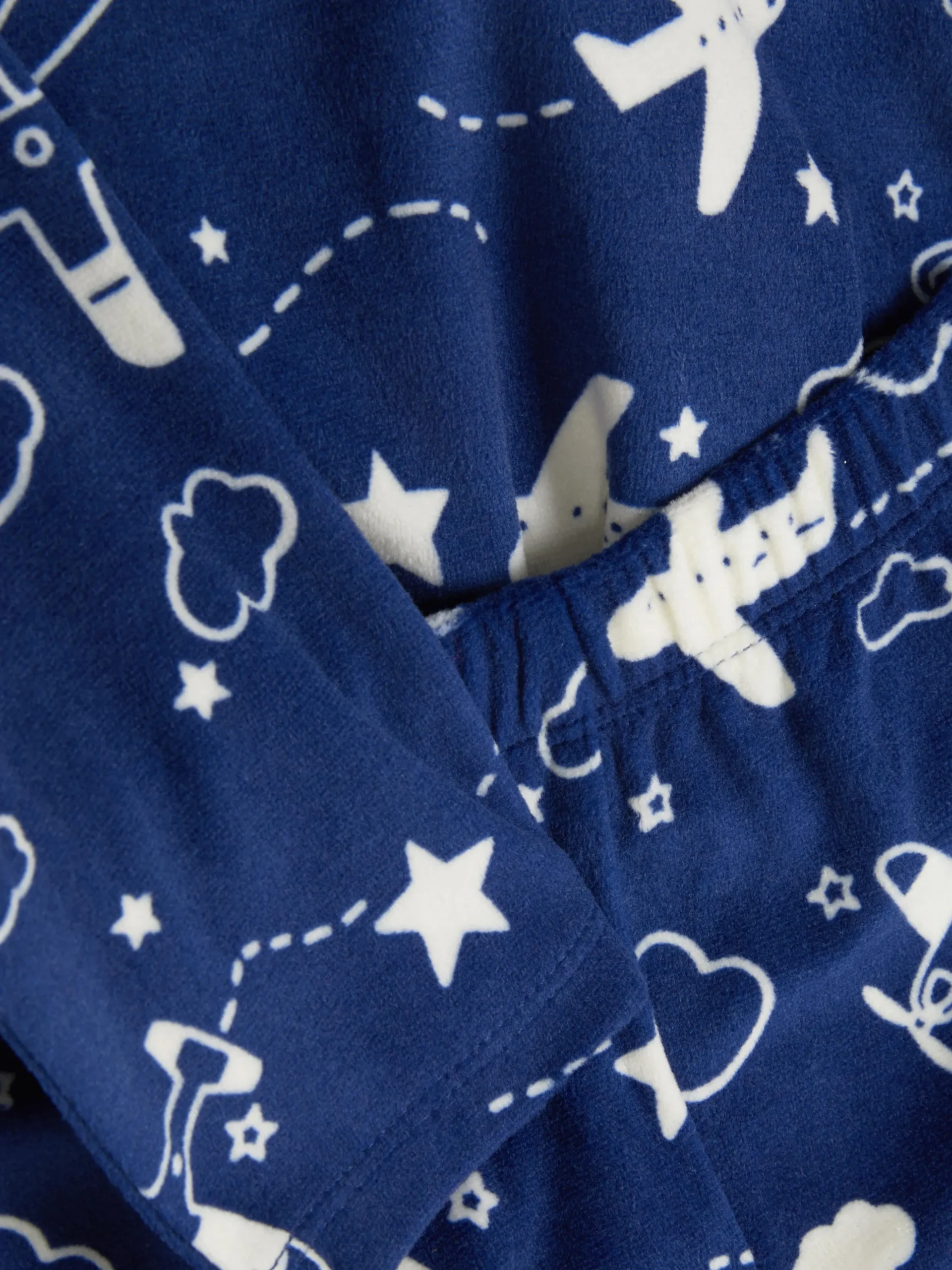 Pyjama En Velours Graphique