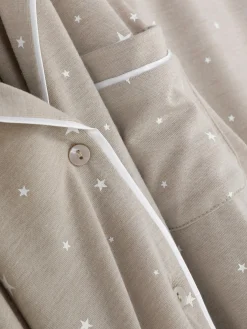 Pyjama Long Boyfriend à Motif