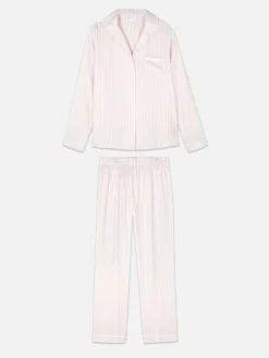 Pyjama Long Boyfriend à Rayures