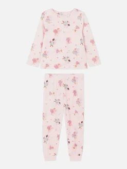 Pyjama Long En Velours à Motif Fée