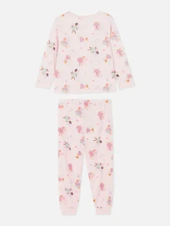Pyjama Long En Velours à Motif Fée