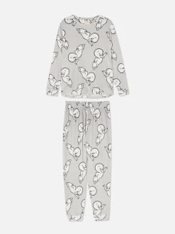 Pyjama Long En Velours Casper