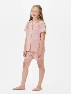 Pyjama Short à Boutons