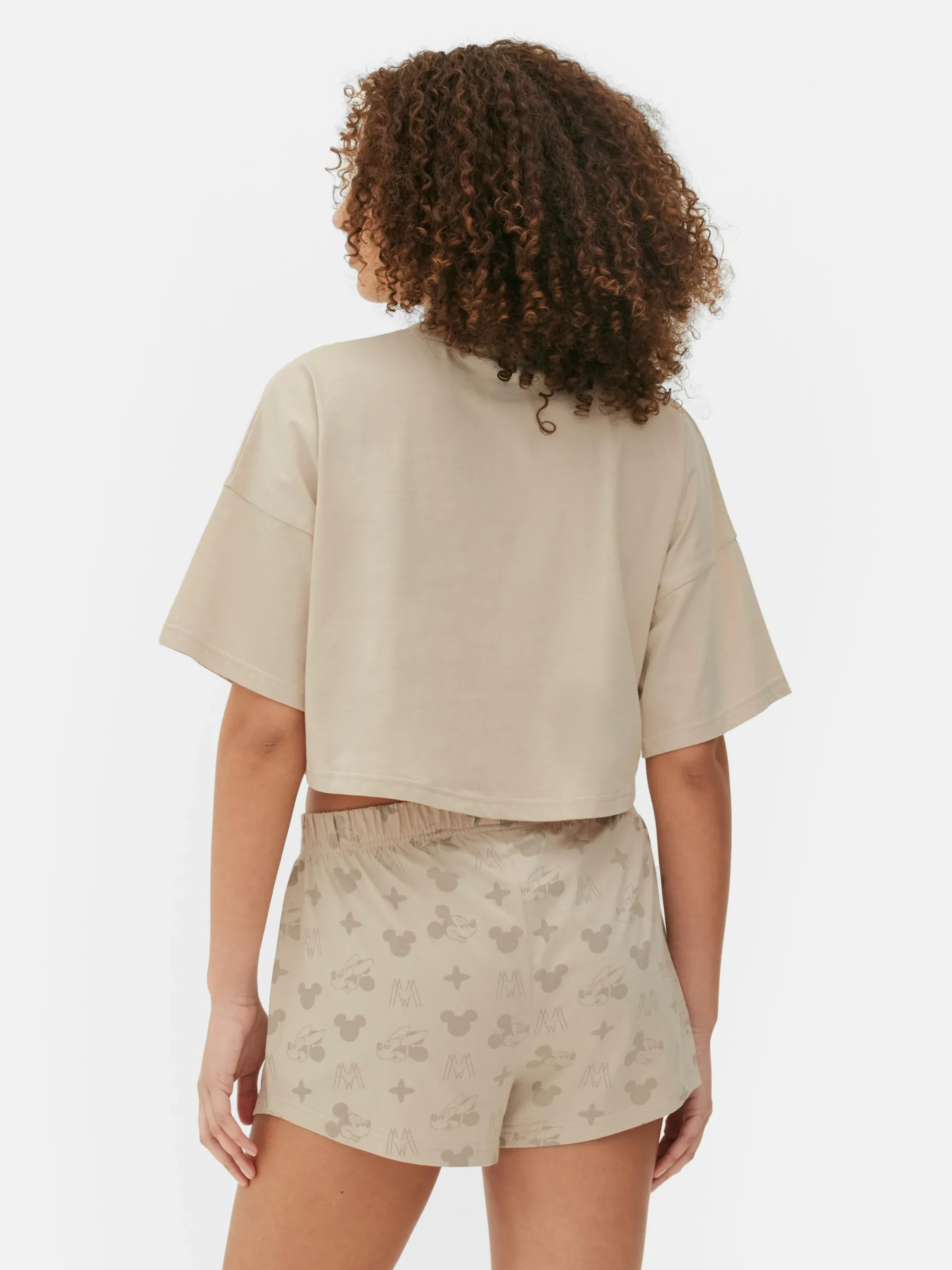 Pyjama Short à Motif Disney Mickey Mouse