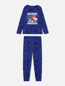 Pyjama T-shirt Et Bas Sonic Le Hérisson