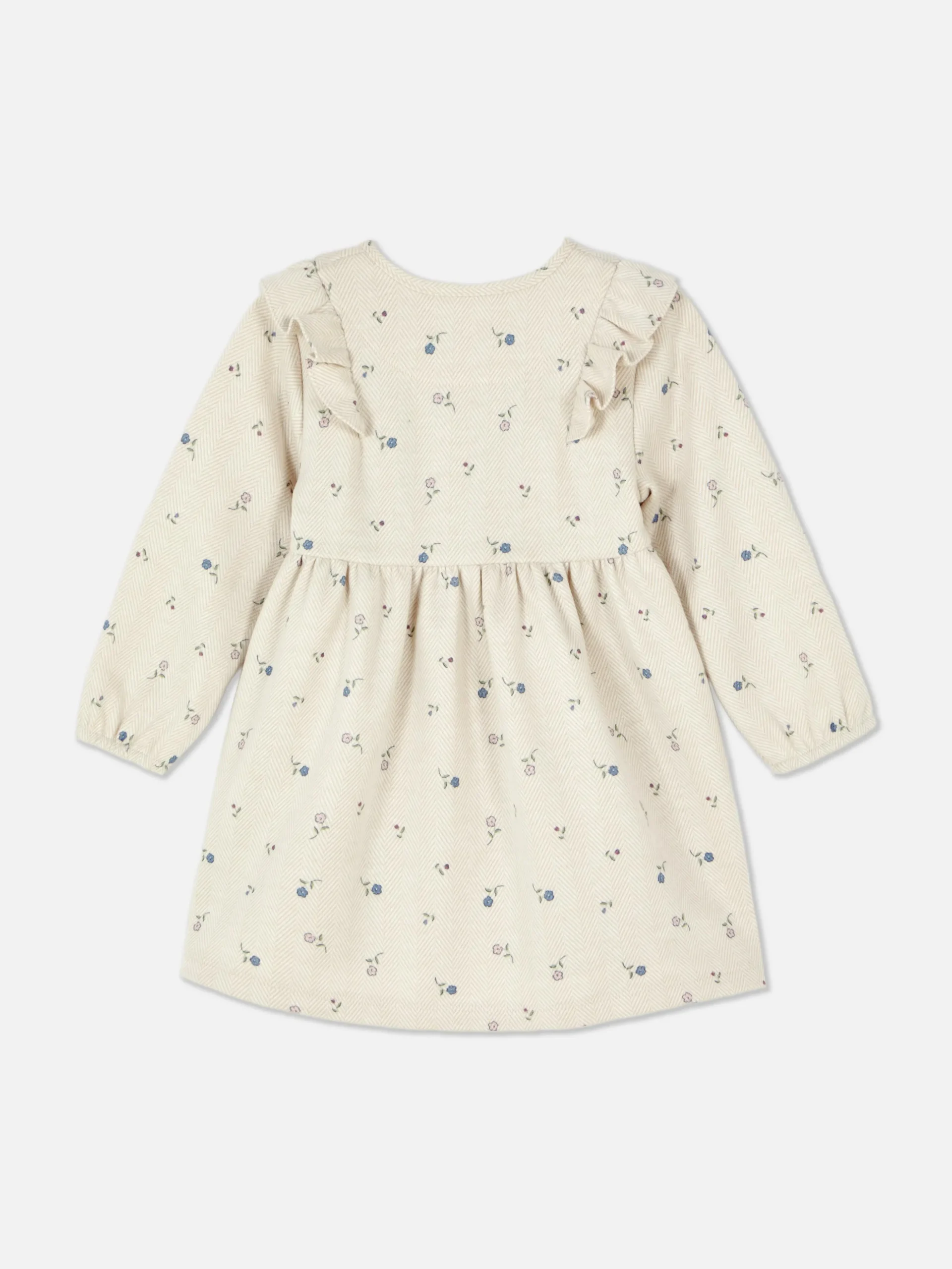Robe à Petites Fleurs Et Volants
