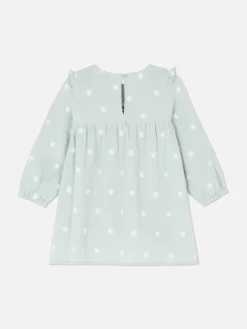 Robe à Smocks Et à Manches Longues