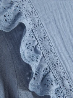 Robe à Superpositions En Broderie Anglaise