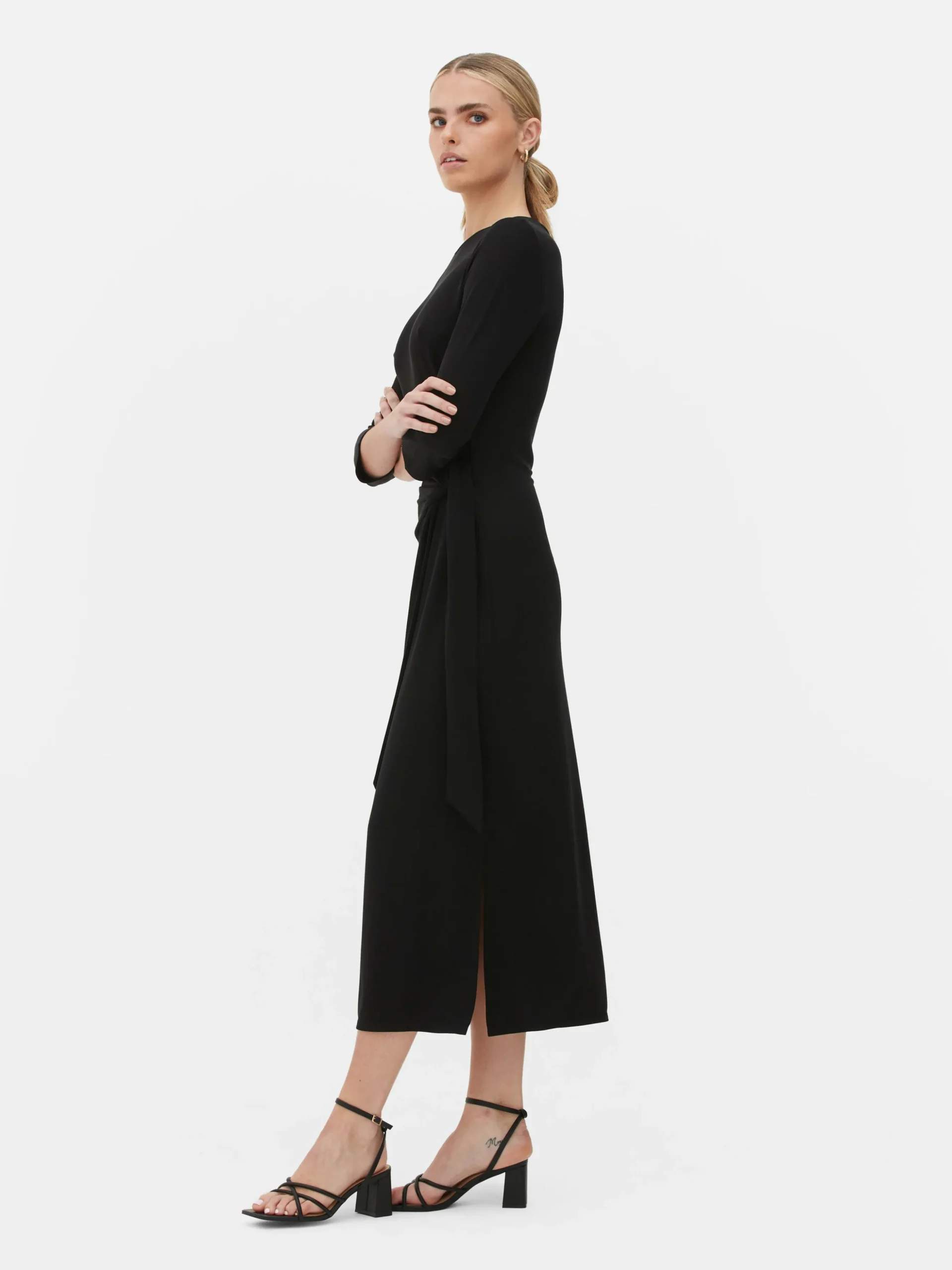 Robe En Jersey à Nouer Sur Le Côté The Edit