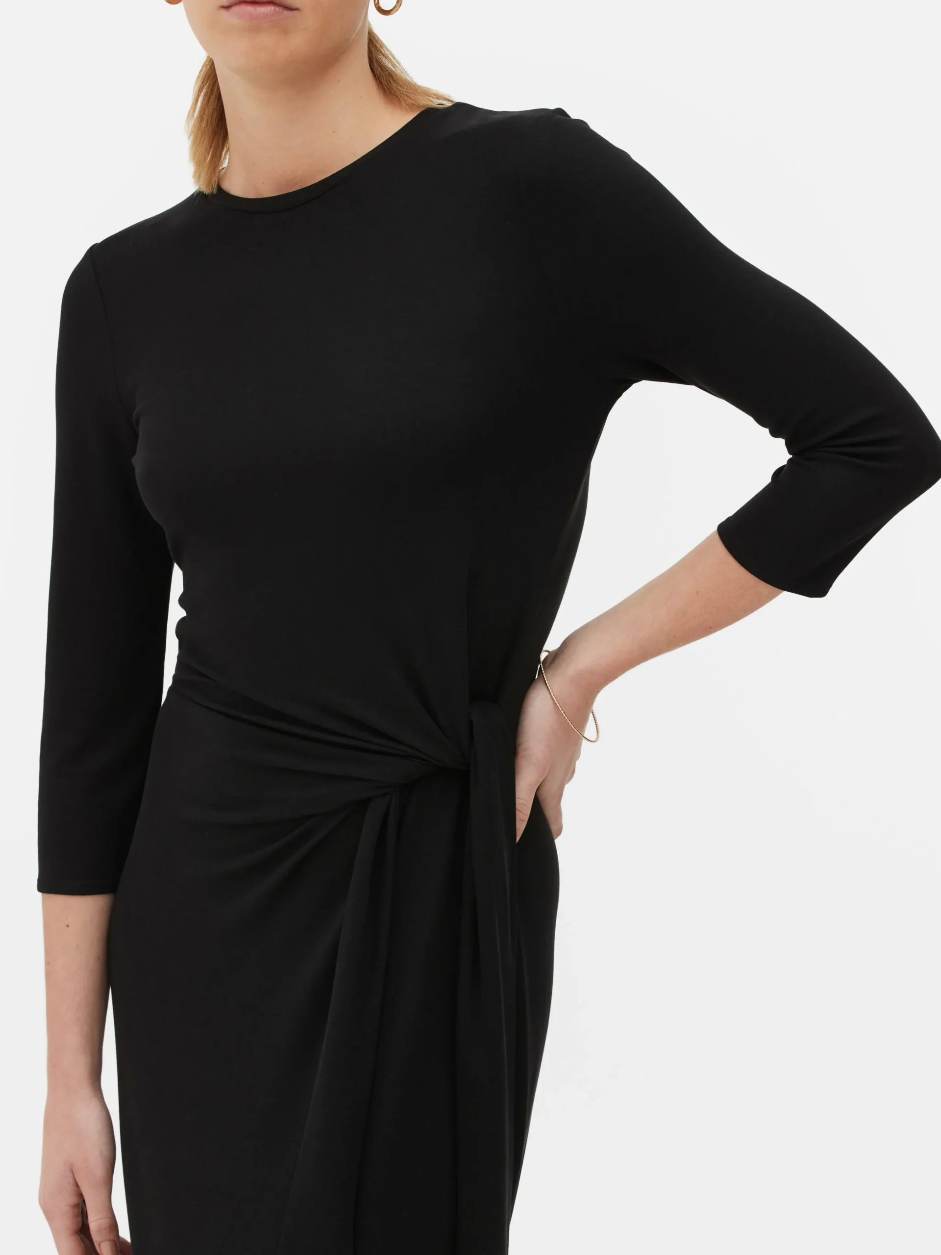 Robe En Jersey à Nouer Sur Le Côté The Edit