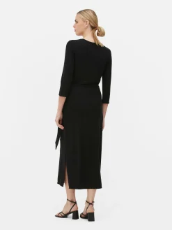 Robe En Jersey à Nouer Sur Le Côté The Edit