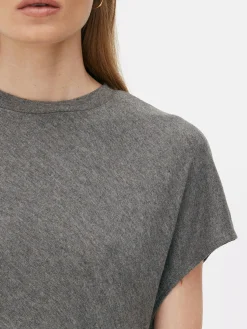 Robe Mi-longue Torsadée En Jersey The Edit