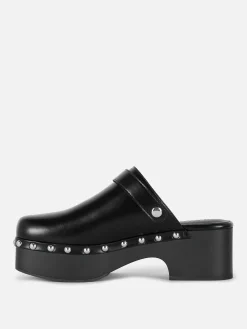Sabots Cloutés à Talon épais Rita Ora