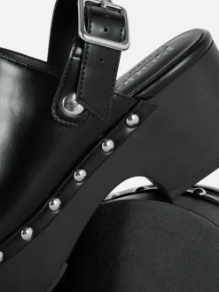 Sabots Cloutés à Talon épais Rita Ora