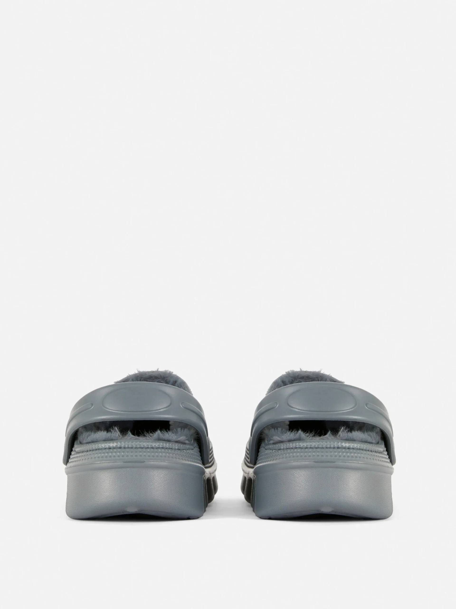 Sabots Doublés De Fausse Fourrure à Motif Football