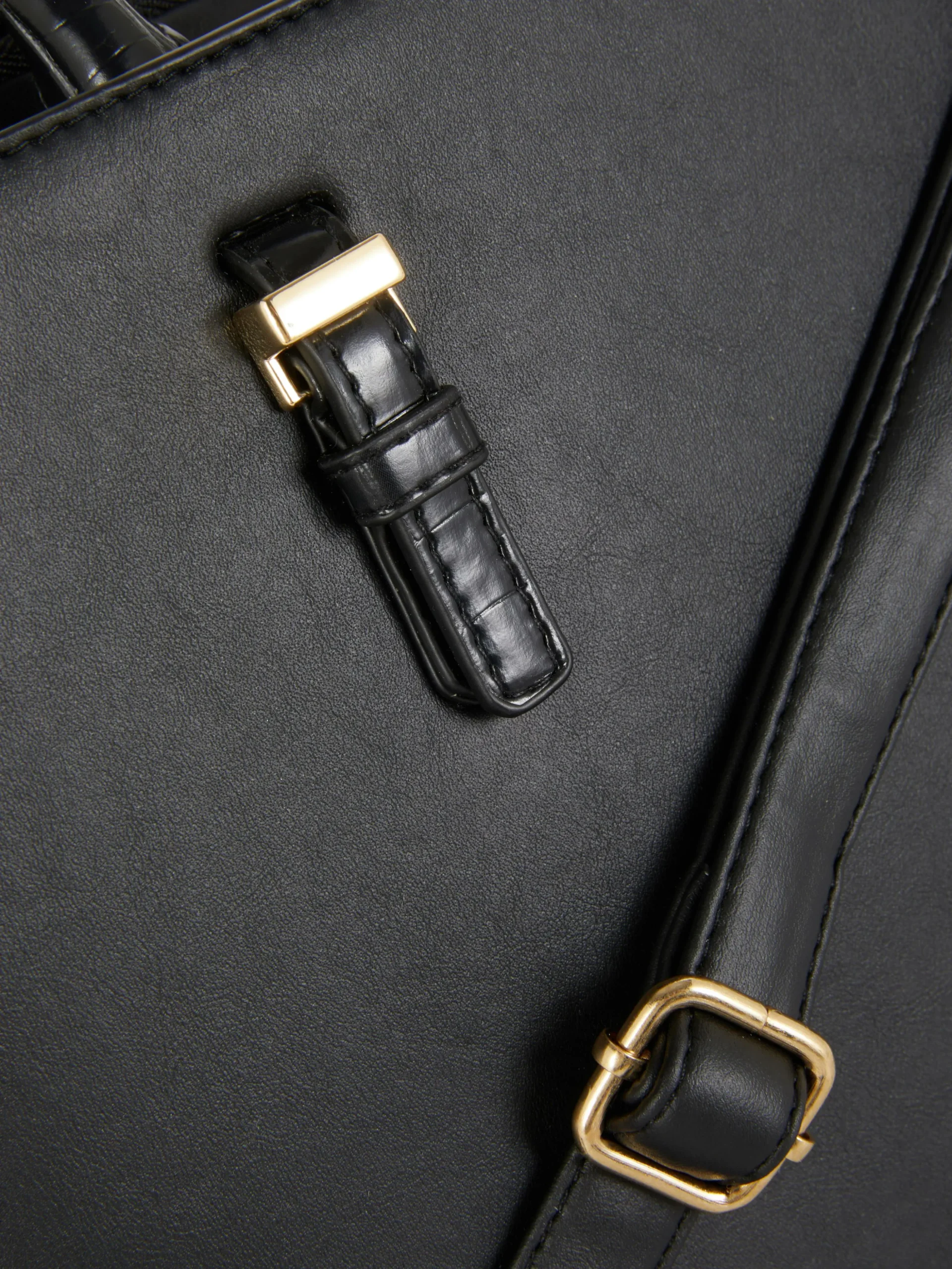 Sac Fourre-tout à Pochette Amovible En Simili Cuir