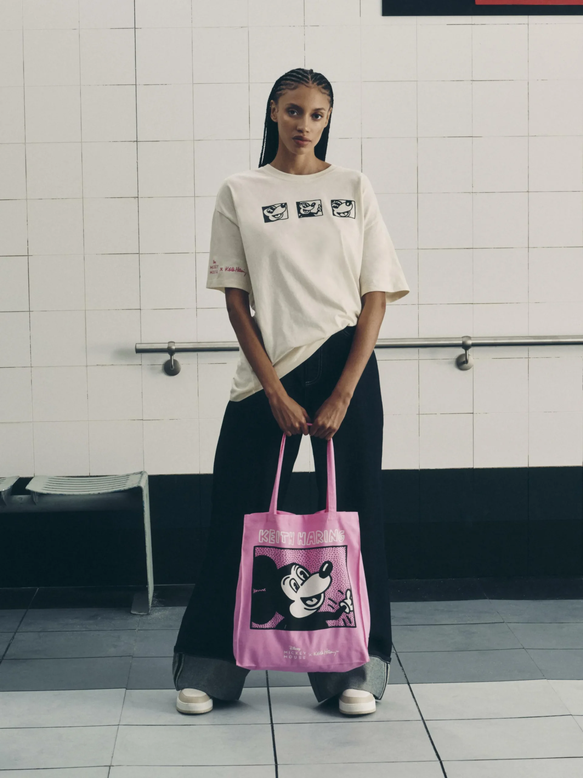 Sac Fourre-tout Disney Mickey Mouse X Keith Haring