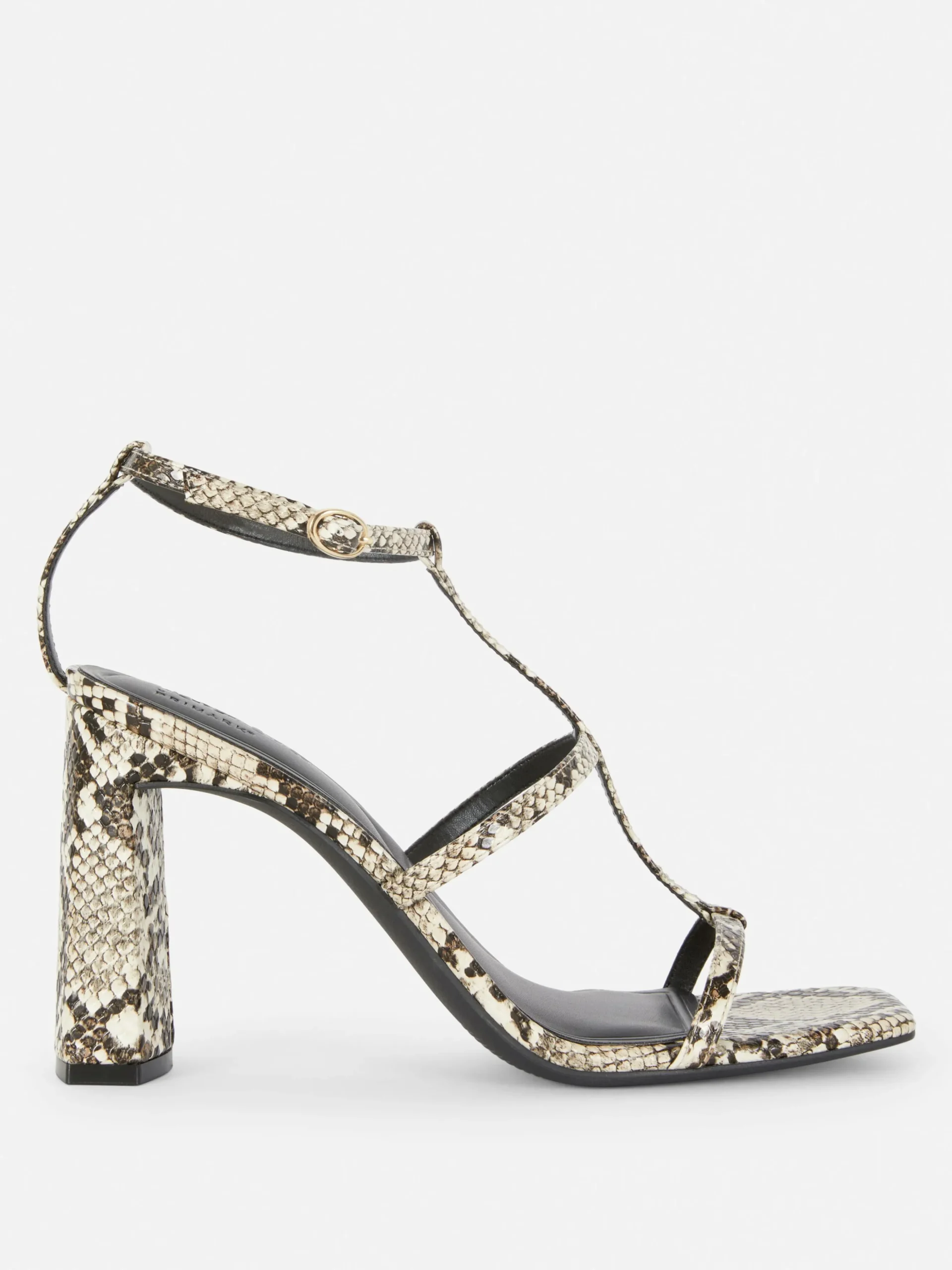 Sandales à Talon Carré Et Bride En T Rita Ora