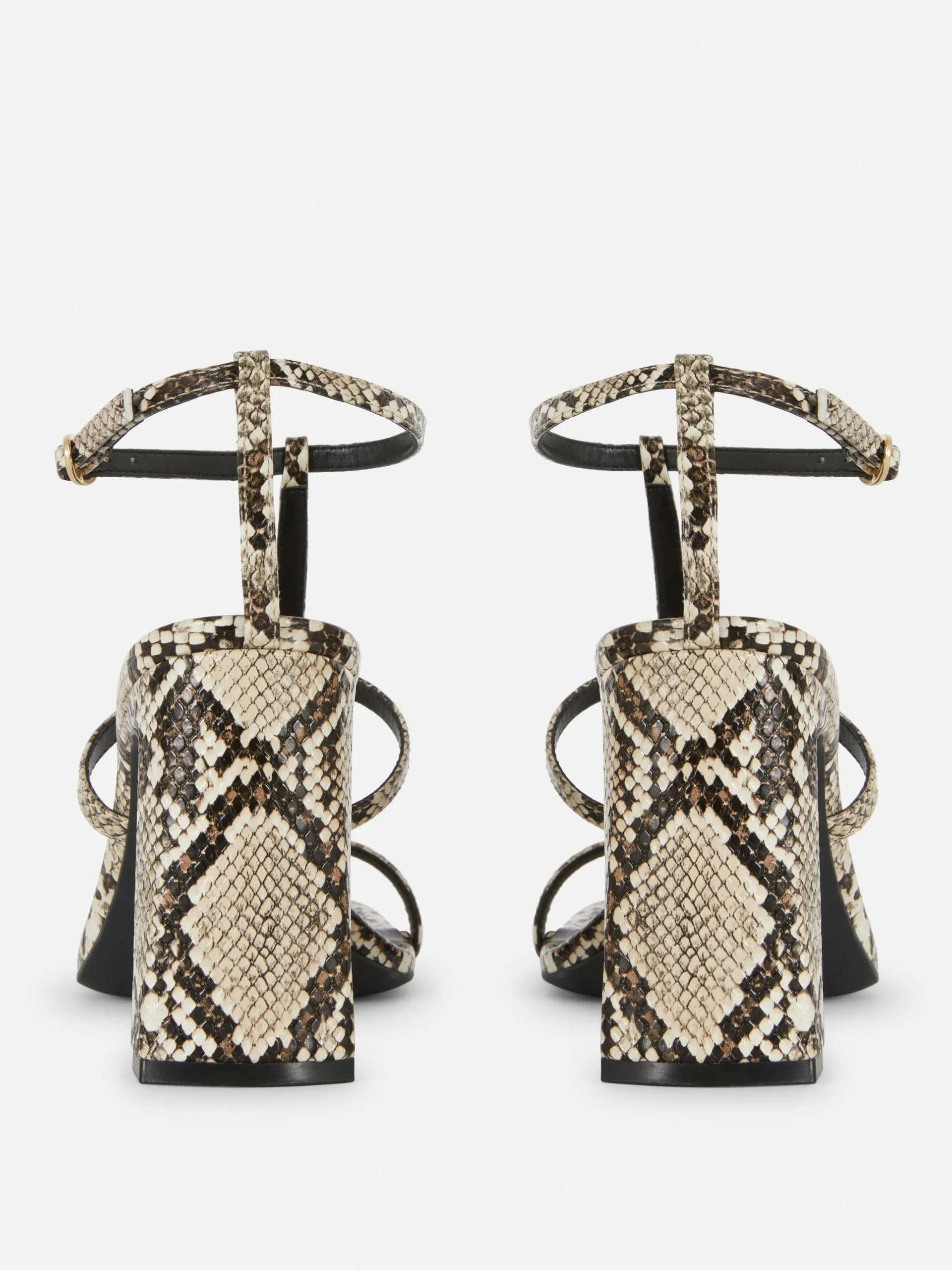 Sandales à Talon Carré Et Bride En T Rita Ora