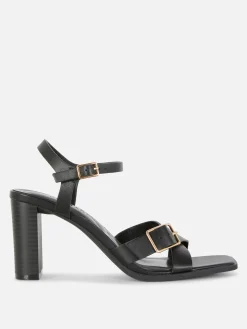 Sandales à Talons Et Brides Croisées