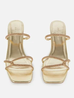 Sandales Fantaisie à Talons Bas