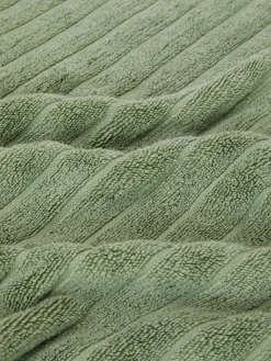 Serviette De Bain Côtelée Texturée