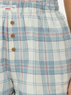 Short De Pyjama En Flanelle à Carreaux