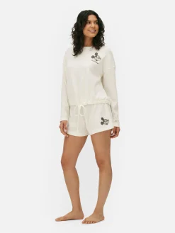 Short De Pyjama Gaufré Disney Mickey Mouse
