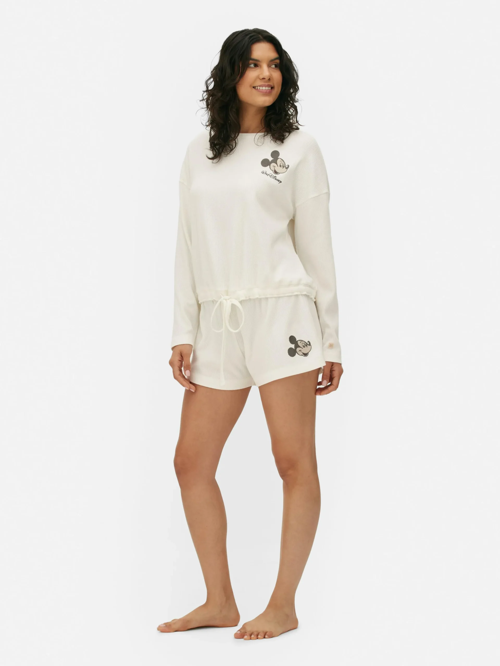 Short De Pyjama Gaufré Disney Mickey Mouse