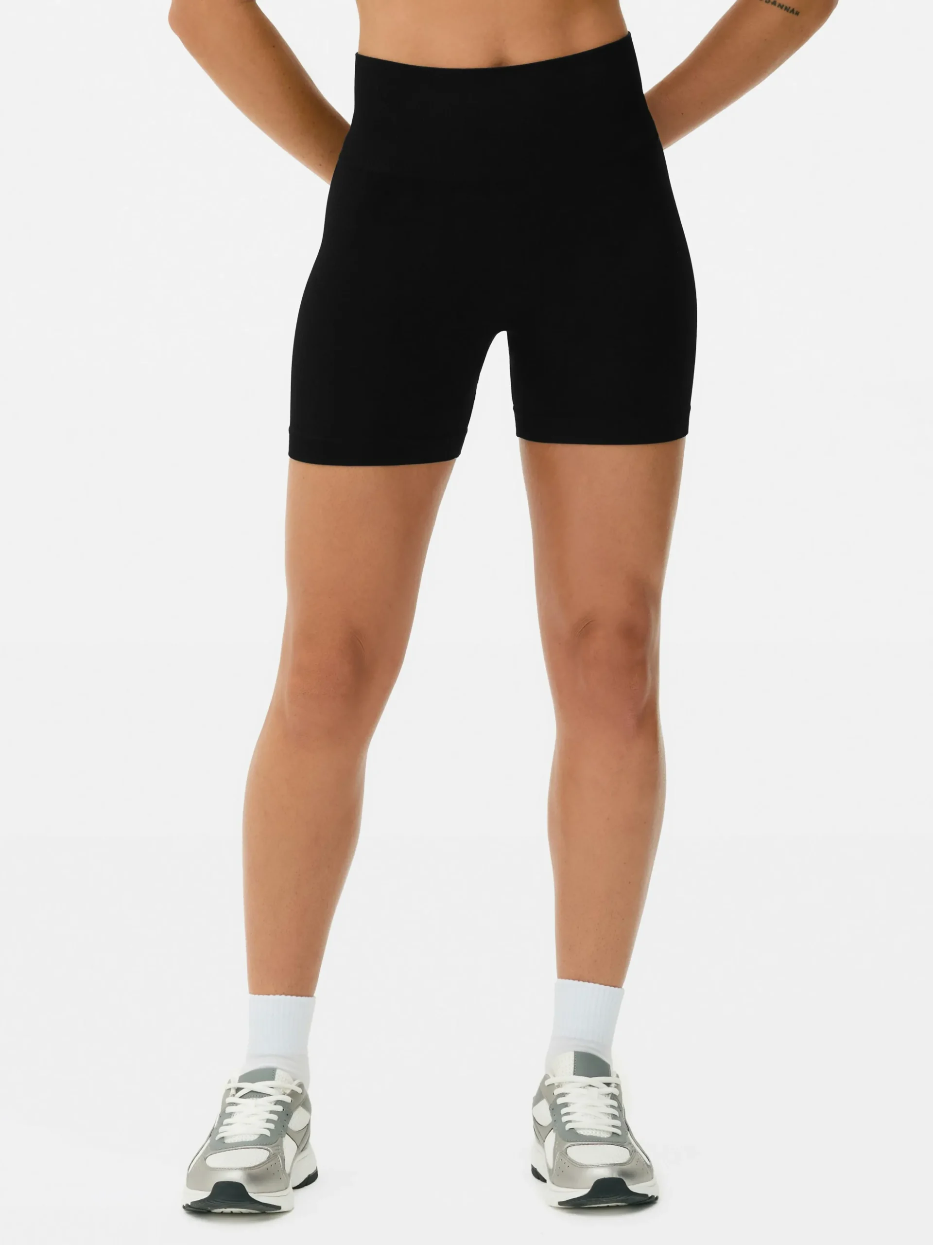 Short De Sport Taille Haute Sans Couture