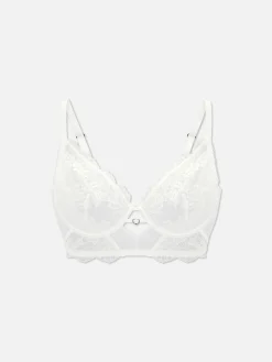 Soutien-gorge Bustier De Mariée En Dentelle Non Rembourré D-G