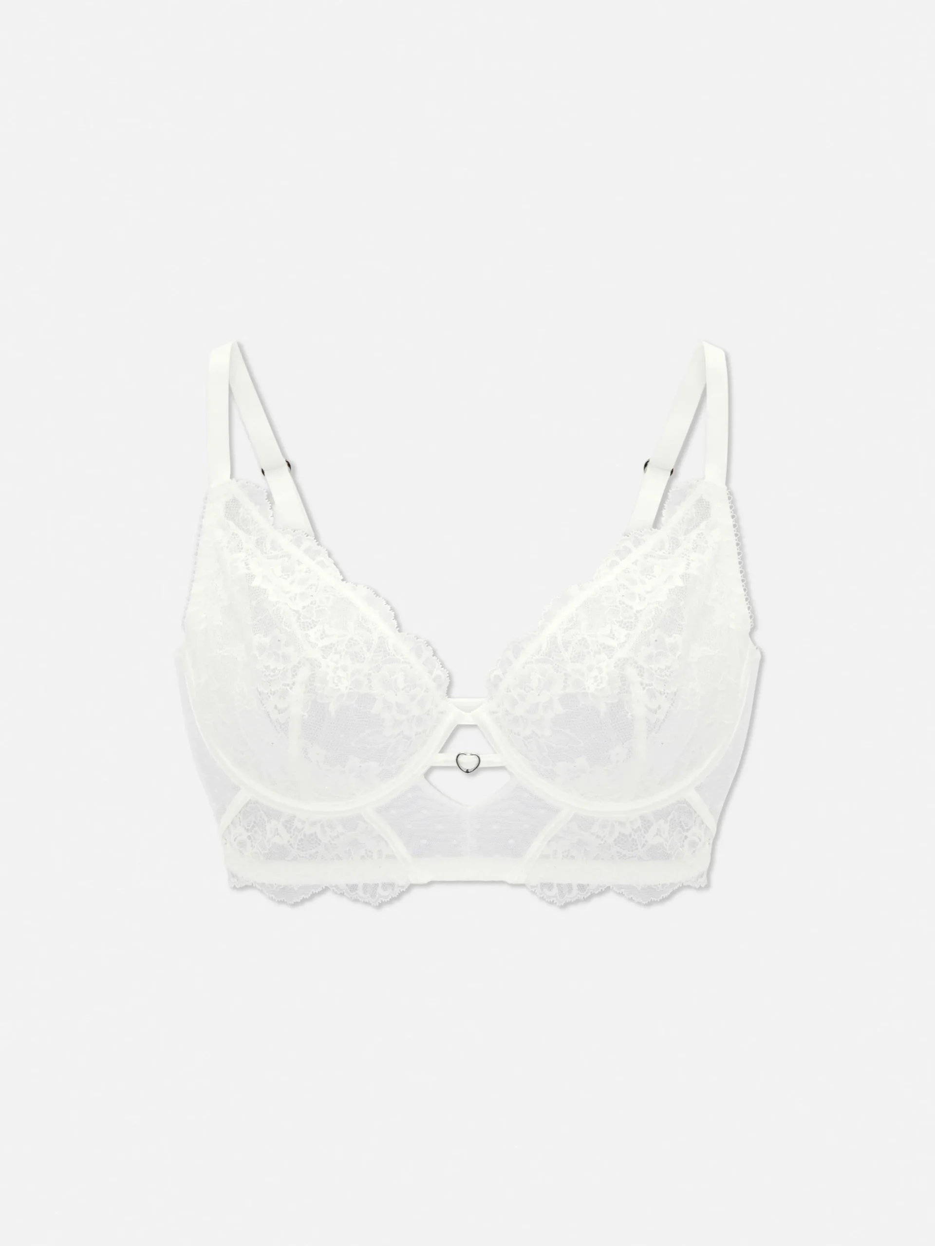 Soutien-gorge Bustier De Mariée En Dentelle Non Rembourré D-G