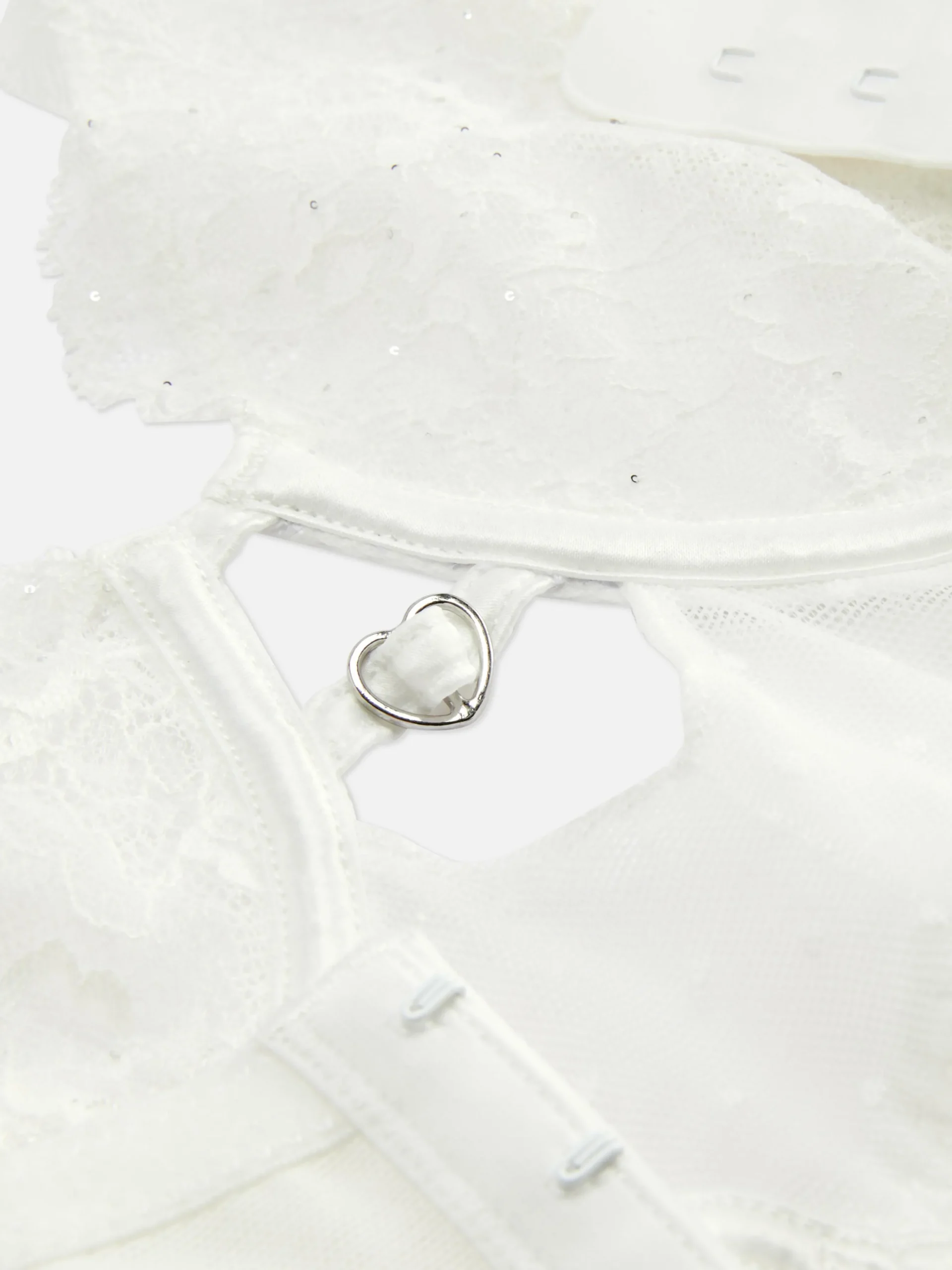 Soutien-gorge Bustier De Mariée En Dentelle Non Rembourré D-G