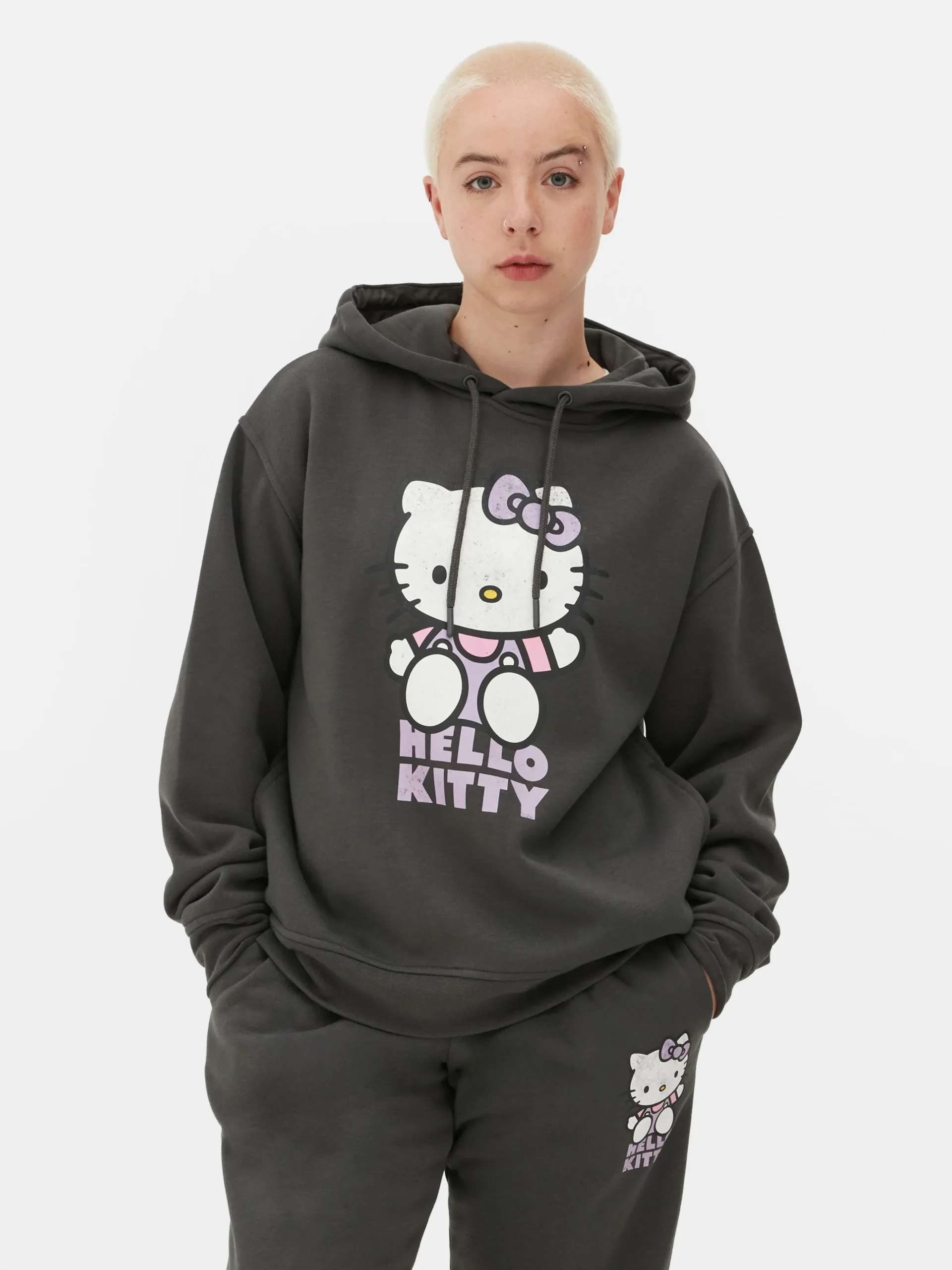 Sweat à Capuche Avec Personnage Hello Kitty à Coordonner