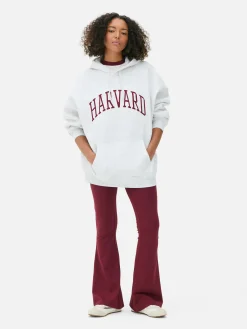 Sweat à Capuche Brodé Harvard