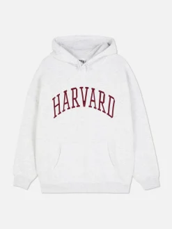 Sweat à Capuche Brodé Harvard