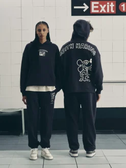 Sweat à Capuche Disney Mickey Mouse X Keith Haring à Coordonner